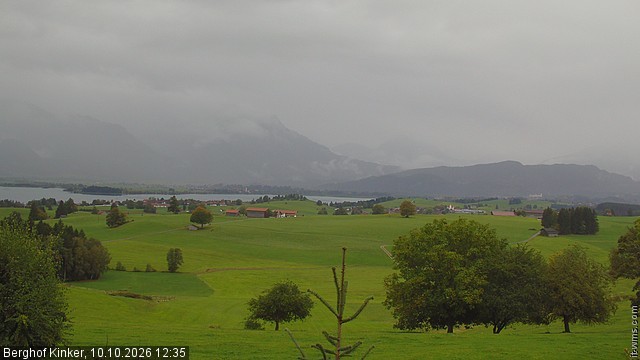 Archived image Webcam Lake Forggen - View from vacation home Kinker