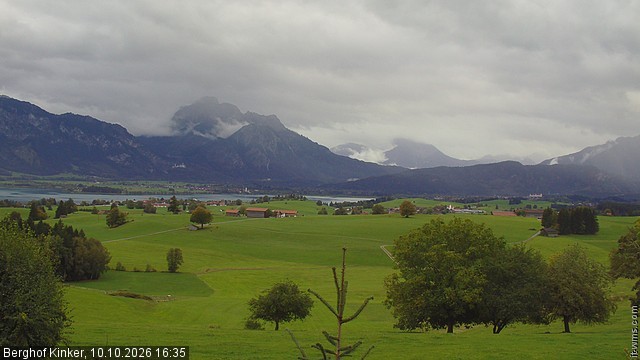 Archived image Webcam Lake Forggen - View from vacation home Kinker