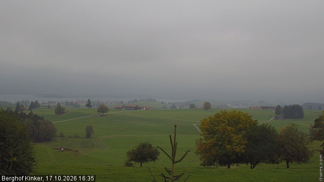 Archiv Foto Webcam Forggensee - Blick vom Berghof Kinker