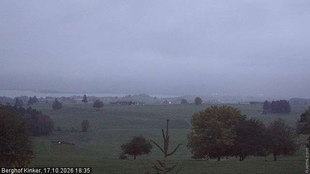 Archiv Foto Webcam Forggensee - Blick vom Berghof Kinker