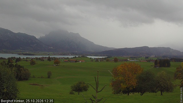 Archived image Webcam Lake Forggen - View from vacation home Kinker
