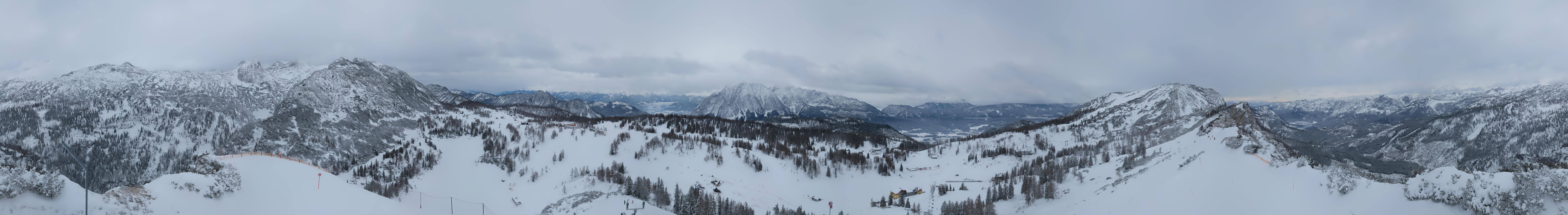 Archiv Foto Webcam Tauplitz: Panoramablick vom Schneiderkogel