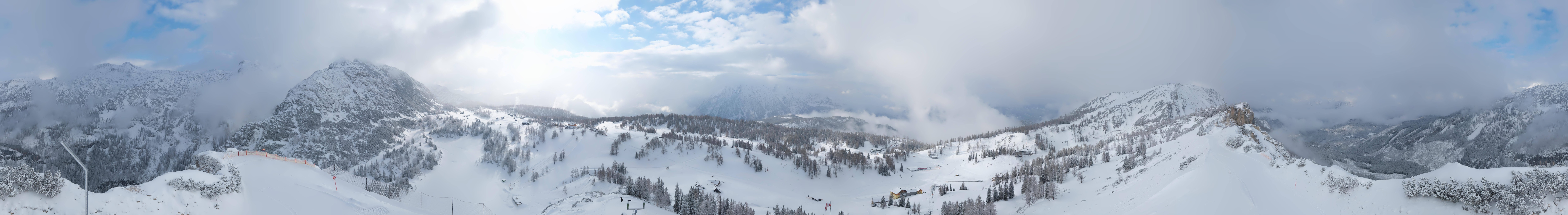 Archiv Foto Webcam Tauplitz: Panoramablick vom Schneiderkogel