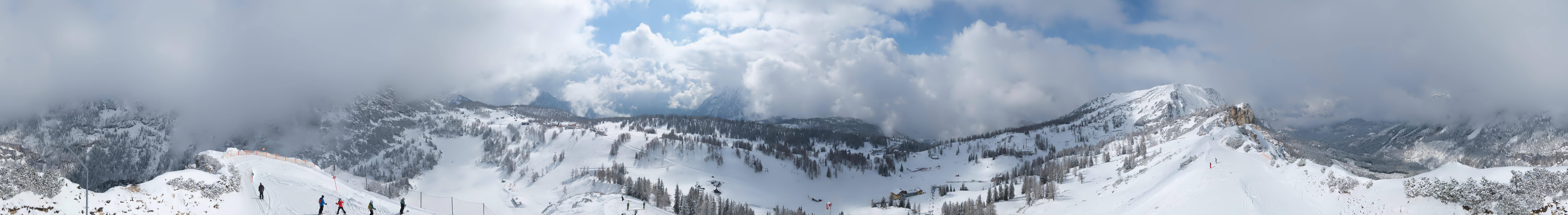 Archiv Foto Webcam Tauplitz: Panoramablick vom Schneiderkogel