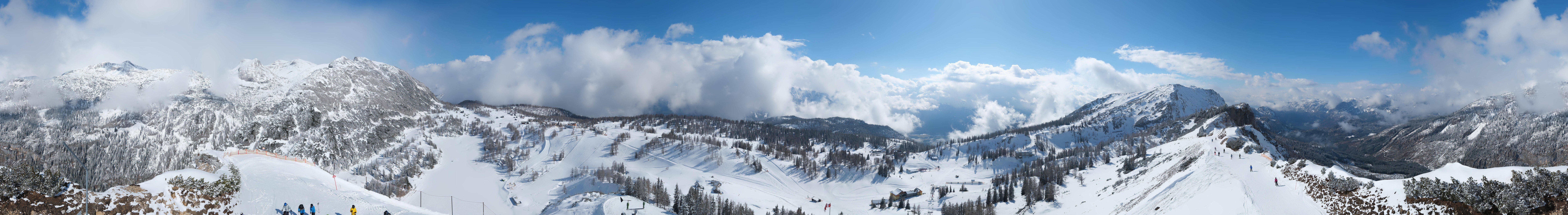 Archiv Foto Webcam Tauplitz: Panoramablick vom Schneiderkogel