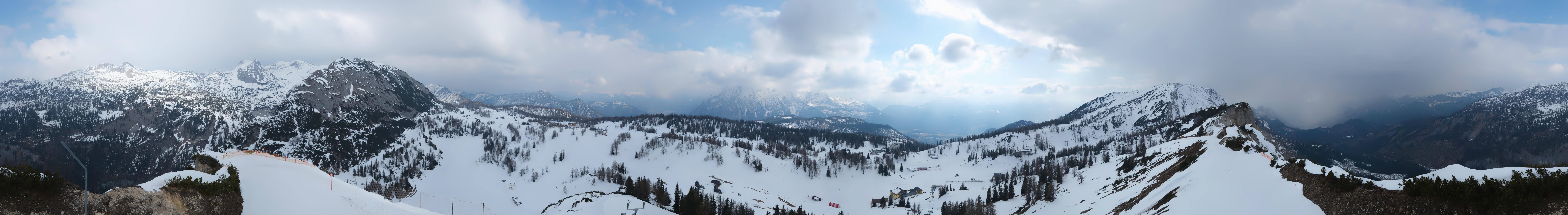 Archiv Foto Webcam Tauplitz: Panoramablick vom Schneiderkogel