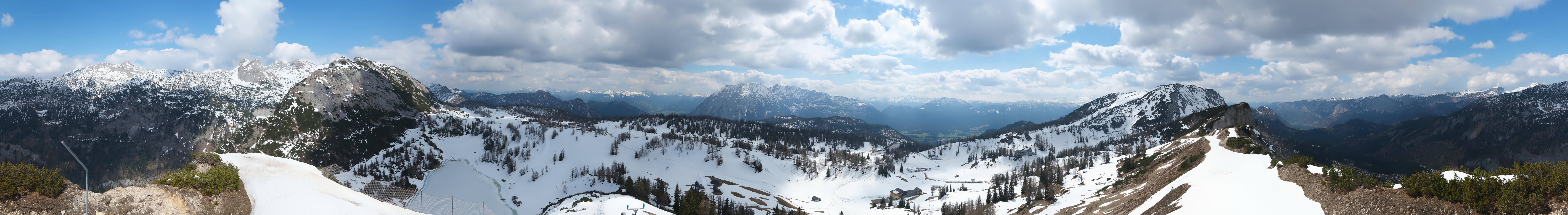 Archiv Foto Webcam Tauplitz: Panoramablick vom Schneiderkogel