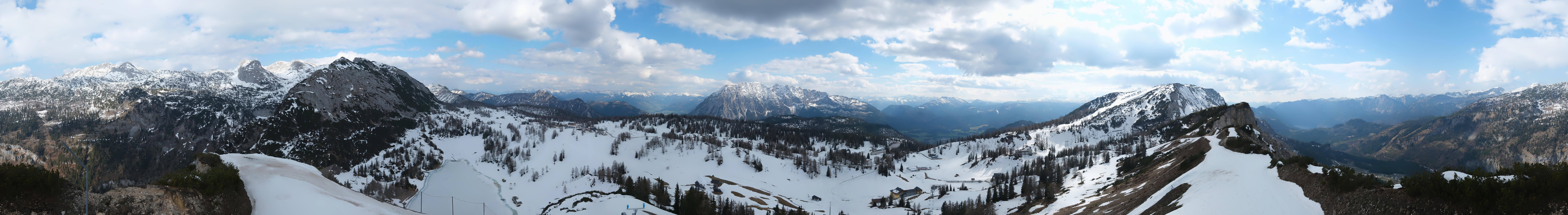 Archiv Foto Webcam Tauplitz: Panoramablick vom Schneiderkogel