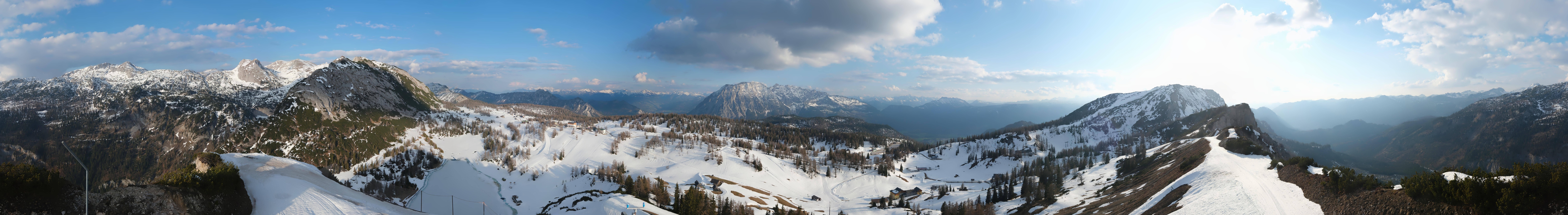 Archiv Foto Webcam Tauplitz: Panoramablick vom Schneiderkogel