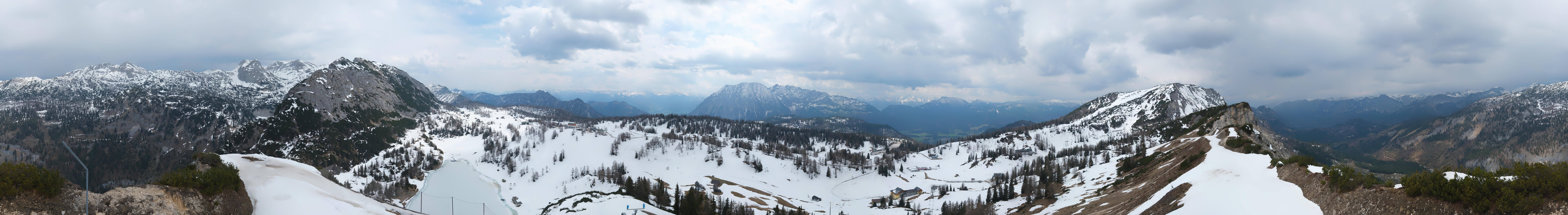 Archiv Foto Webcam Tauplitz: Panoramablick vom Schneiderkogel