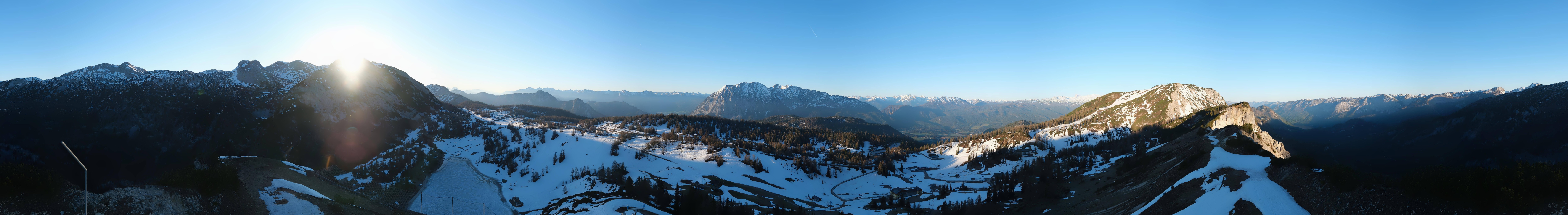 Archiv Foto Webcam Tauplitz: Panoramablick vom Schneiderkogel