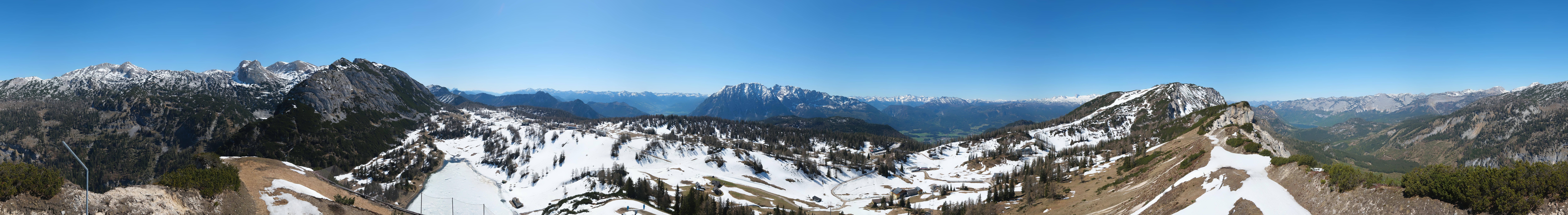 Archiv Foto Webcam Tauplitz: Panoramablick vom Schneiderkogel