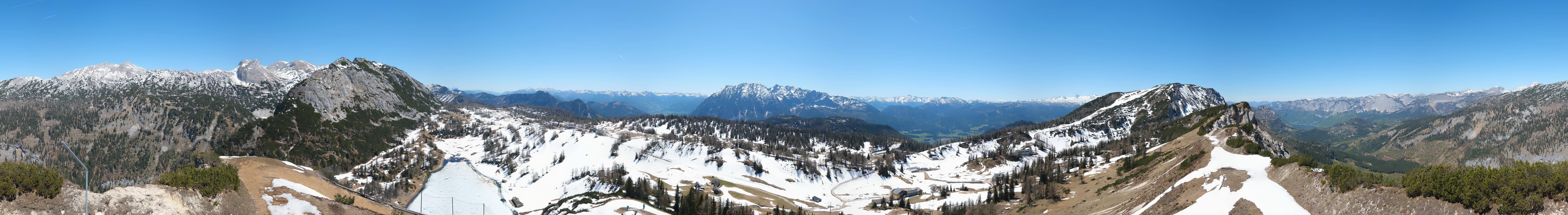 Archiv Foto Webcam Tauplitz: Panoramablick vom Schneiderkogel