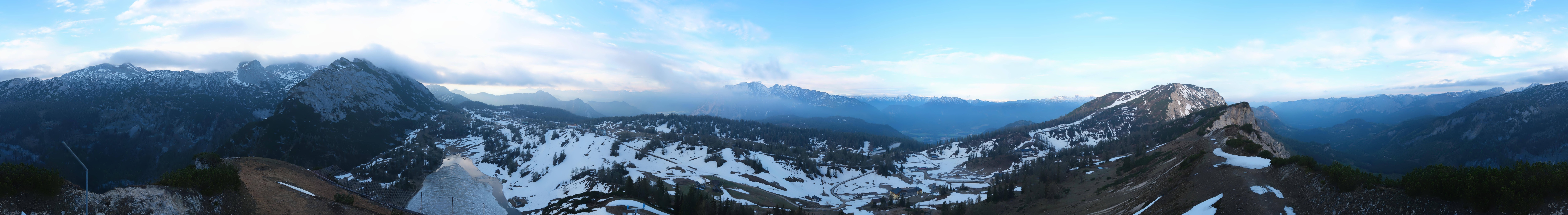 Archiv Foto Webcam Tauplitz: Panoramablick vom Schneiderkogel