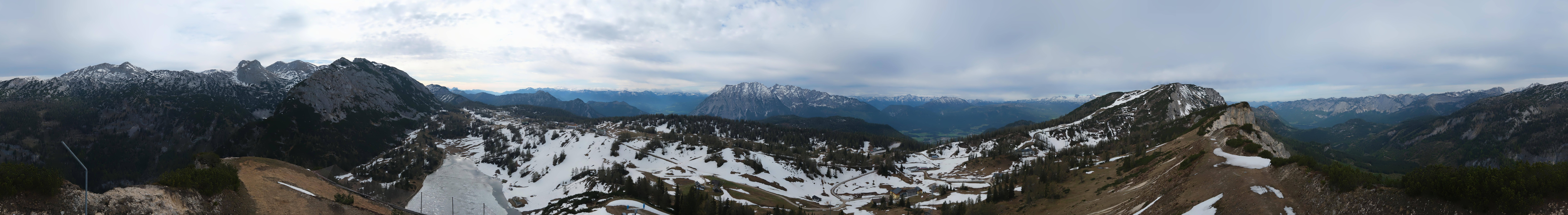 Archiv Foto Webcam Tauplitz: Panoramablick vom Schneiderkogel