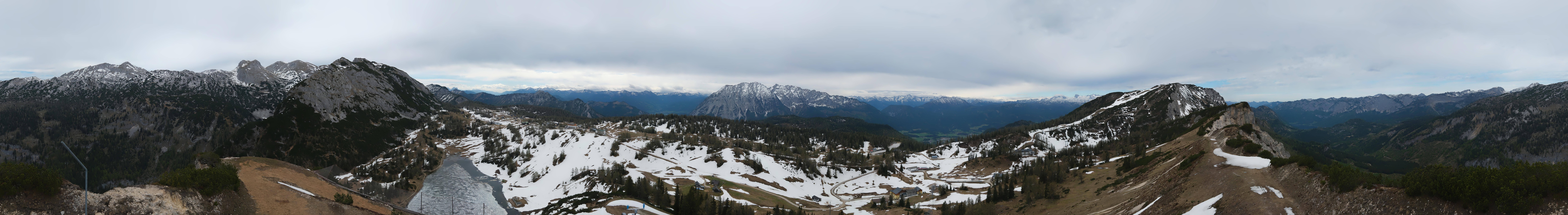 Archiv Foto Webcam Tauplitz: Panoramablick vom Schneiderkogel