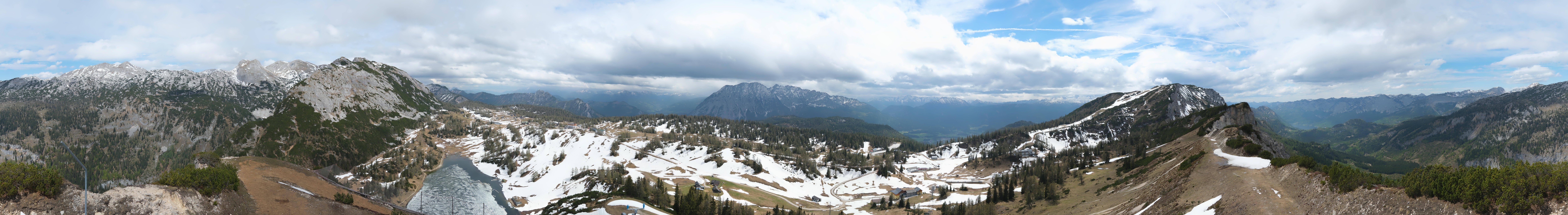 Archiv Foto Webcam Tauplitz: Panoramablick vom Schneiderkogel
