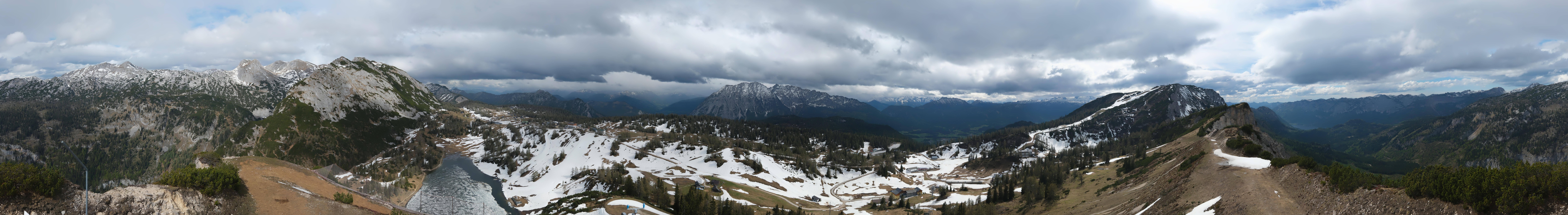 Archiv Foto Webcam Tauplitz: Panoramablick vom Schneiderkogel