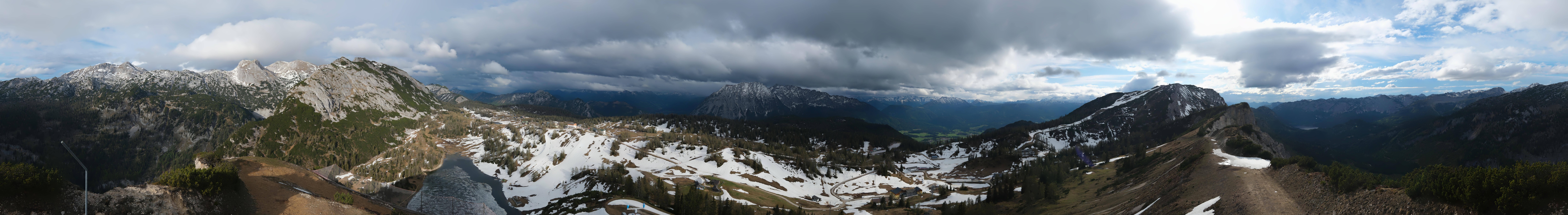 Archiv Foto Webcam Tauplitz: Panoramablick vom Schneiderkogel