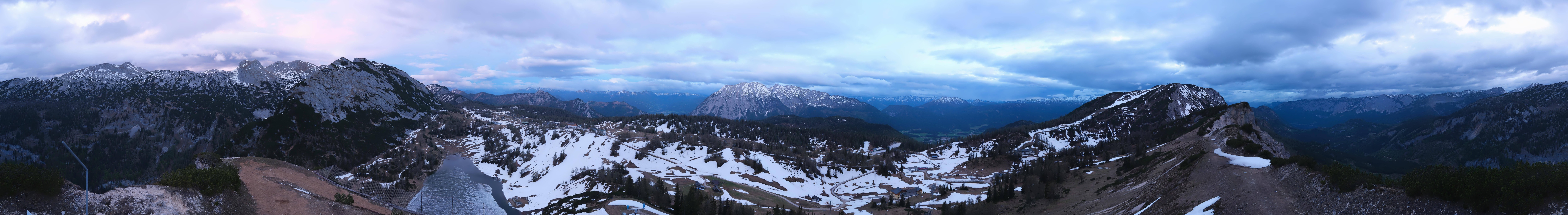 Archiv Foto Webcam Tauplitz: Panoramablick vom Schneiderkogel