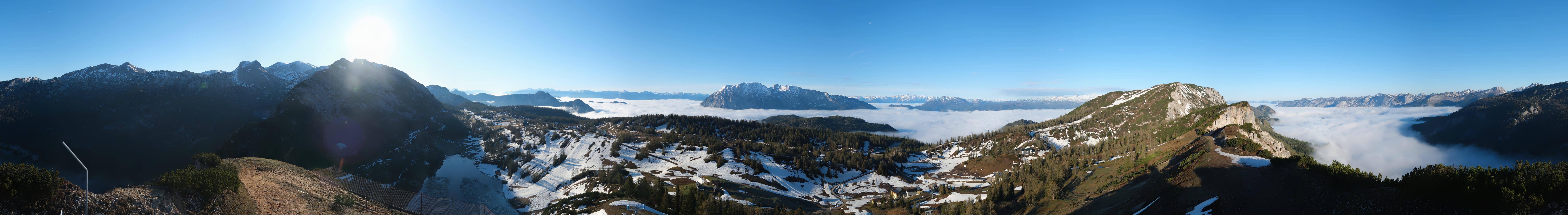 Archiv Foto Webcam Tauplitz: Panoramablick vom Schneiderkogel