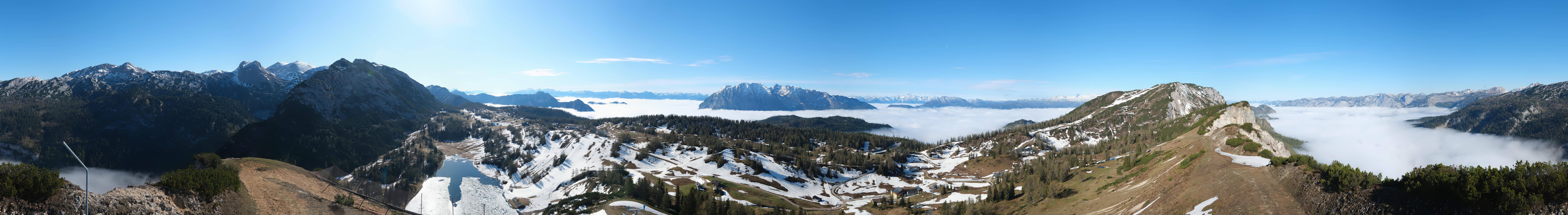 Archiv Foto Webcam Tauplitz: Panoramablick vom Schneiderkogel
