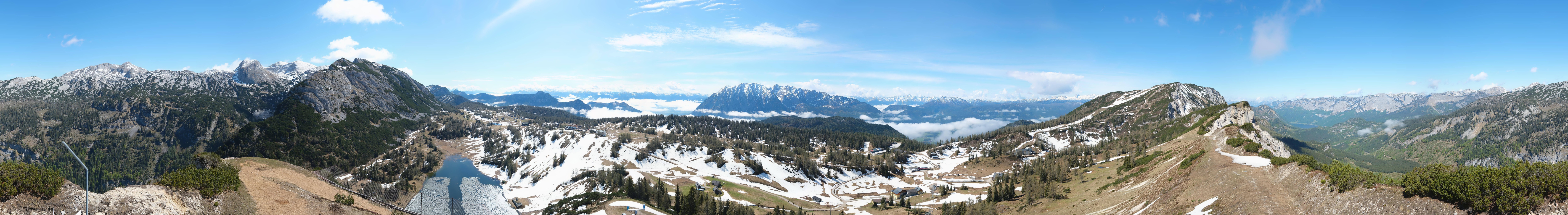Archiv Foto Webcam Tauplitz: Panoramablick vom Schneiderkogel