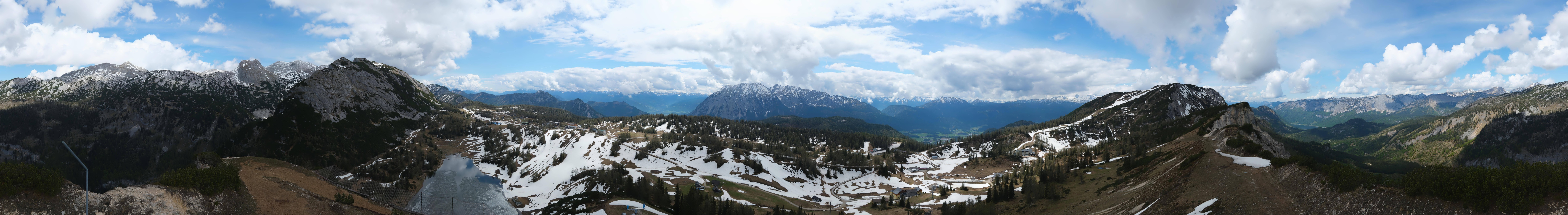 Archiv Foto Webcam Tauplitz: Panoramablick vom Schneiderkogel