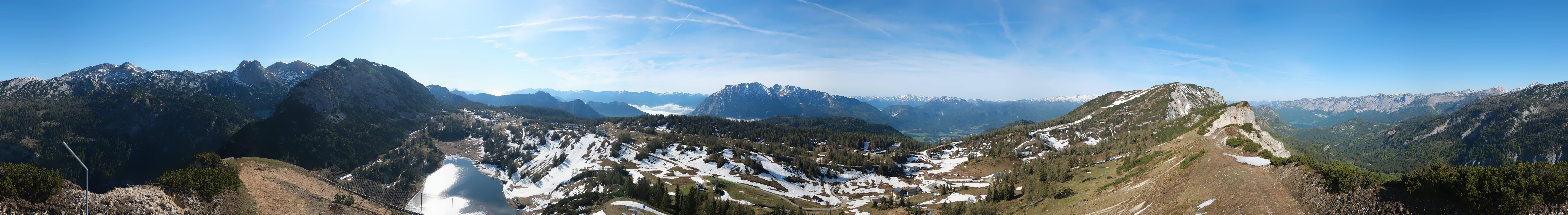 Archiv Foto Webcam Tauplitz: Panoramablick vom Schneiderkogel