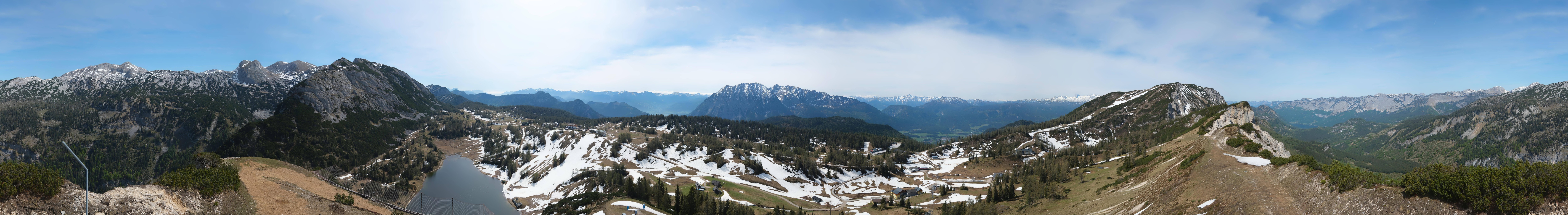 Archiv Foto Webcam Tauplitz: Panoramablick vom Schneiderkogel