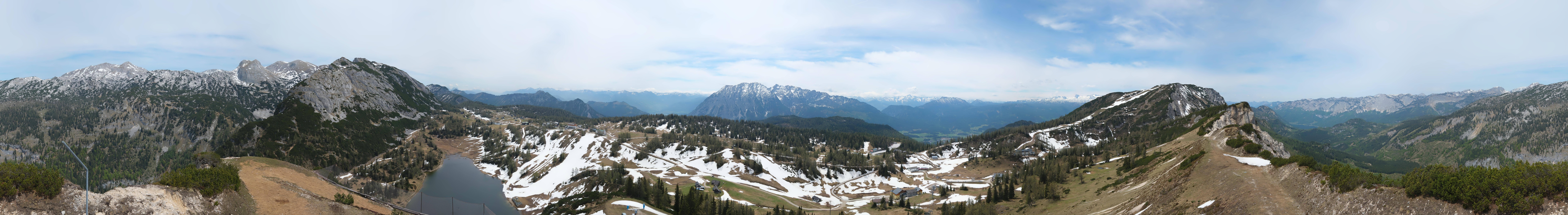 Archiv Foto Webcam Tauplitz: Panoramablick vom Schneiderkogel