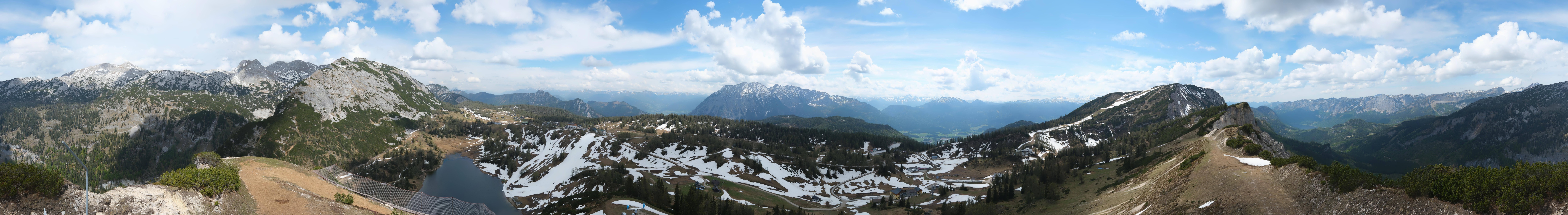 Archiv Foto Webcam Tauplitz: Panoramablick vom Schneiderkogel