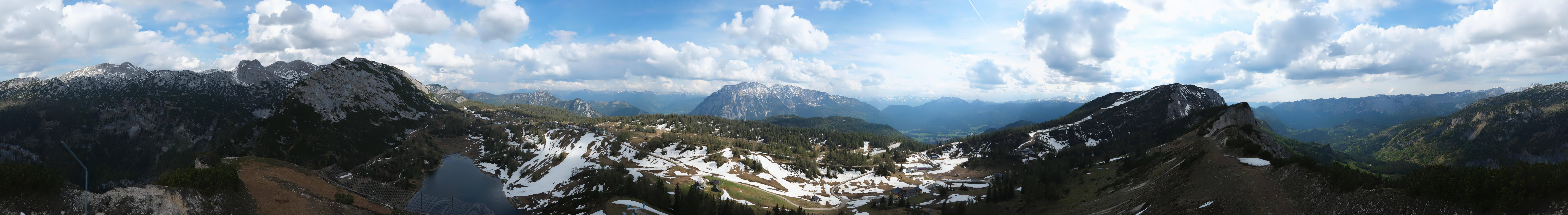 Archiv Foto Webcam Tauplitz: Panoramablick vom Schneiderkogel
