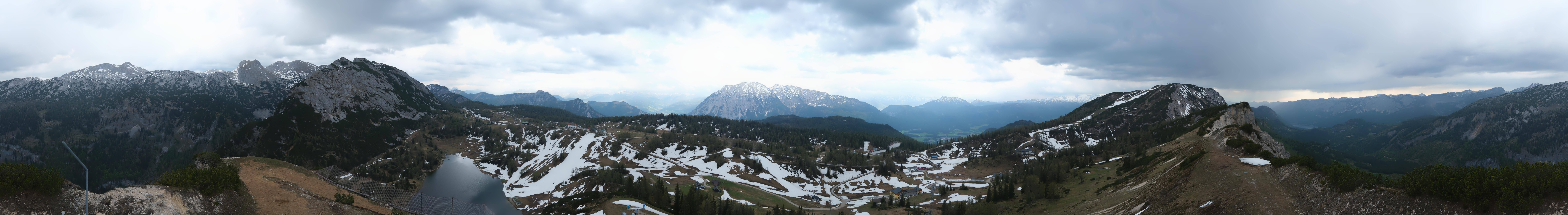 Archiv Foto Webcam Tauplitz: Panoramablick vom Schneiderkogel