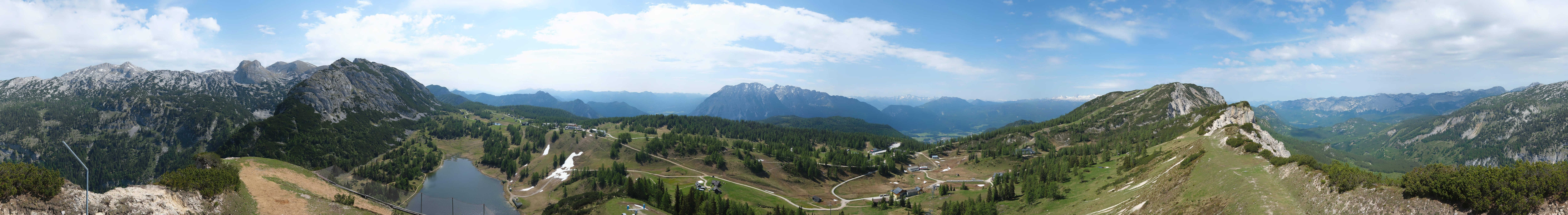 Archiv Foto Webcam Tauplitz: Panoramablick vom Schneiderkogel