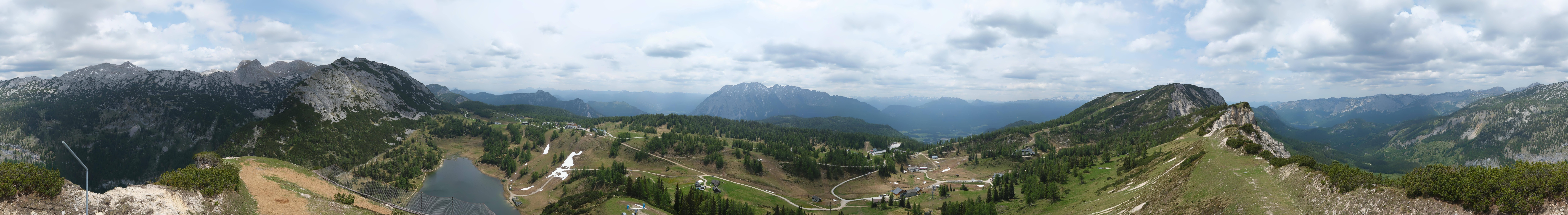 Archiv Foto Webcam Tauplitz: Panoramablick vom Schneiderkogel