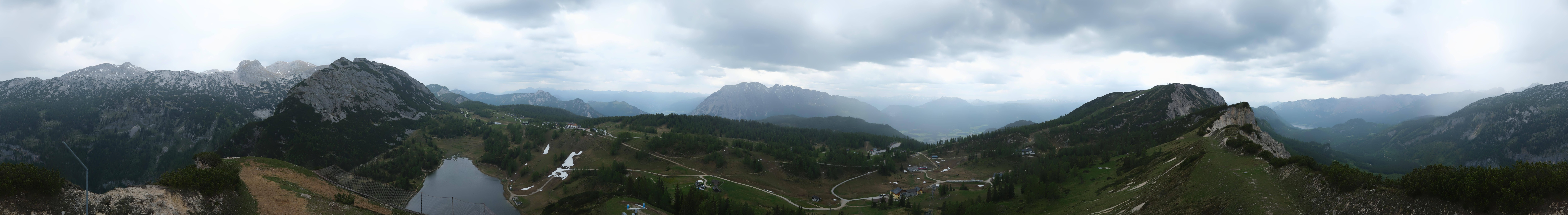 Archiv Foto Webcam Tauplitz: Panoramablick vom Schneiderkogel