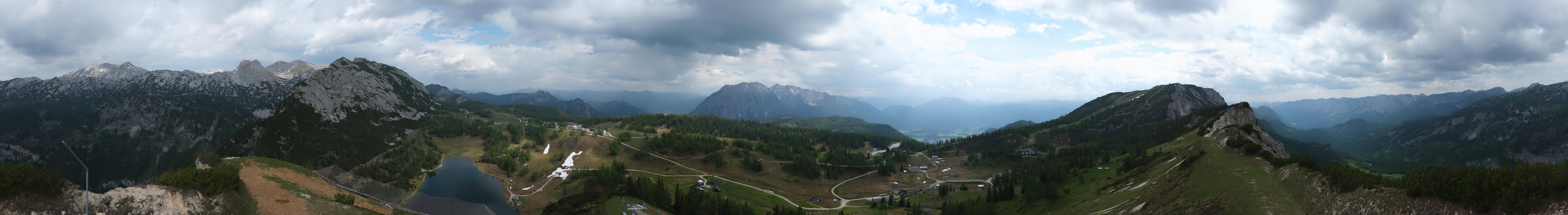 Archiv Foto Webcam Tauplitz: Panoramablick vom Schneiderkogel