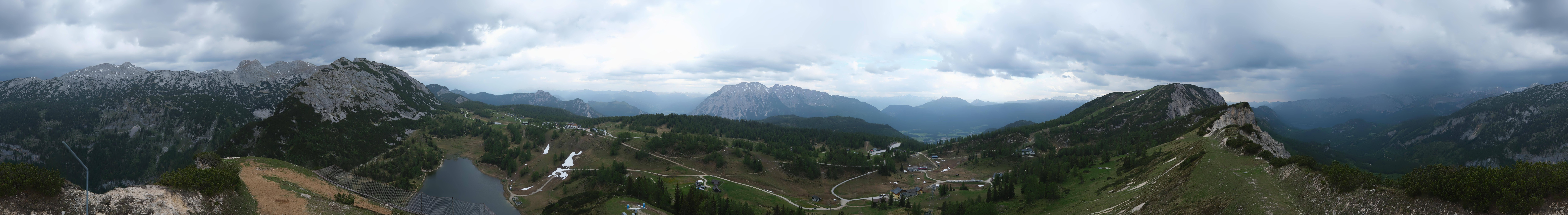 Archiv Foto Webcam Tauplitz: Panoramablick vom Schneiderkogel