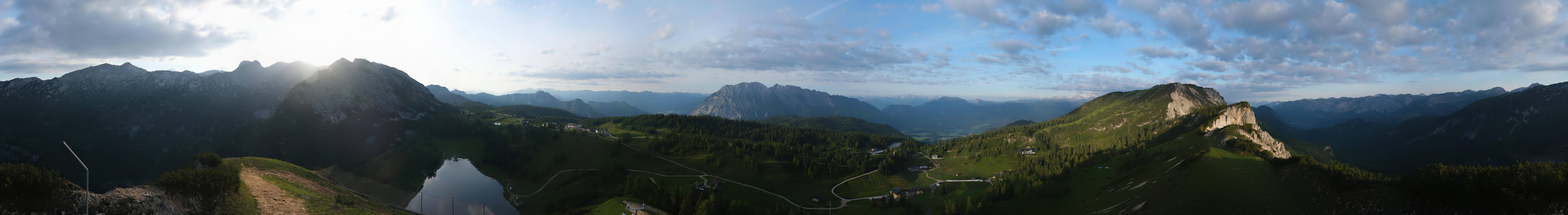 Archiv Foto Webcam Tauplitz: Panoramablick vom Schneiderkogel