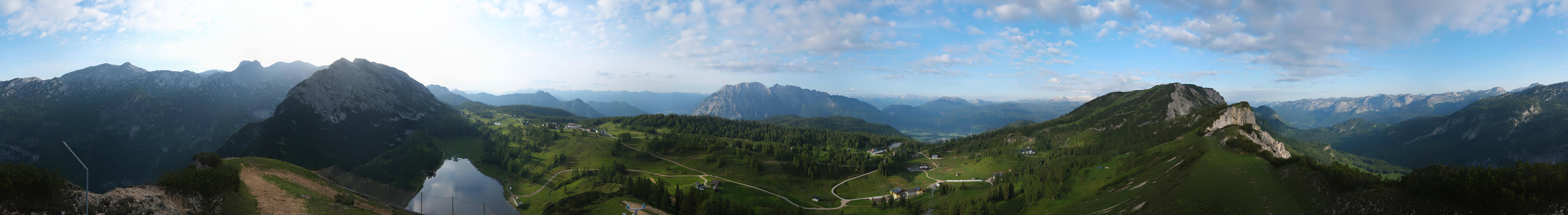 Archiv Foto Webcam Tauplitz: Panoramablick vom Schneiderkogel
