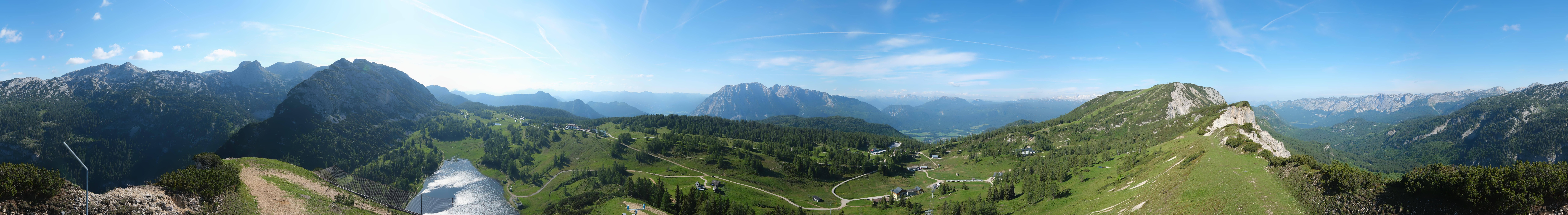 Archiv Foto Webcam Tauplitz: Panoramablick vom Schneiderkogel