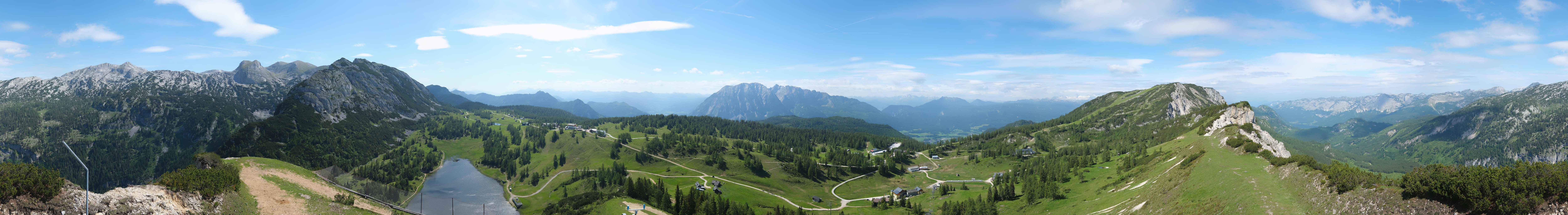 Archiv Foto Webcam Tauplitz: Panoramablick vom Schneiderkogel