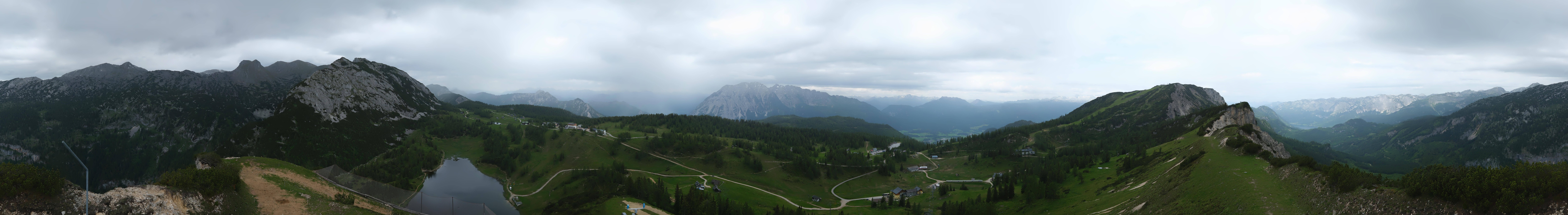 Archiv Foto Webcam Tauplitz: Panoramablick vom Schneiderkogel