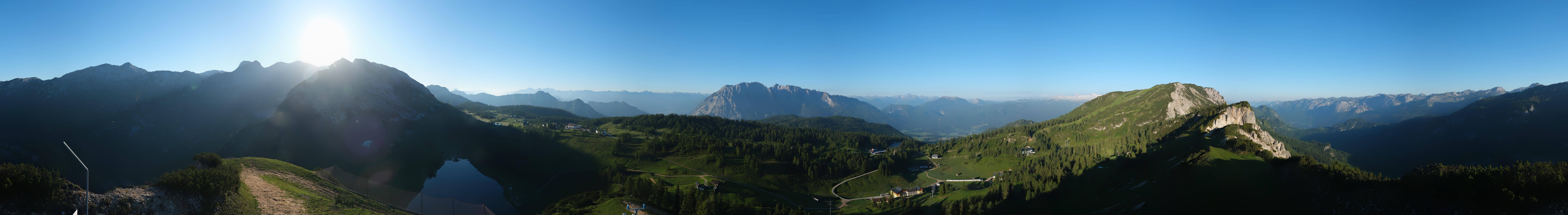 Archiv Foto Webcam Tauplitz: Panoramablick vom Schneiderkogel
