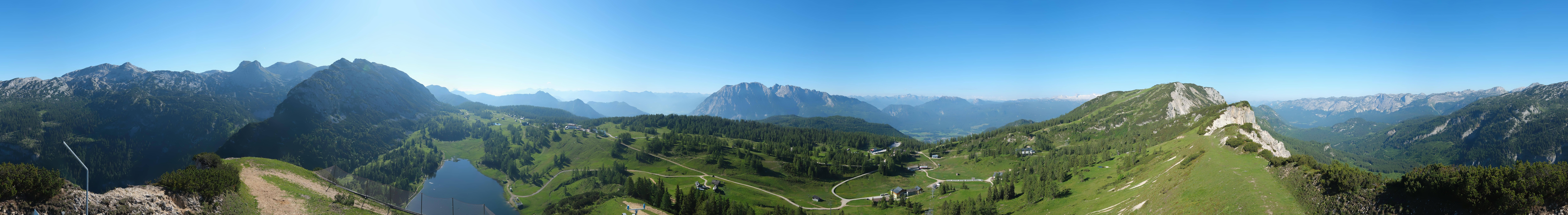 Archiv Foto Webcam Tauplitz: Panoramablick vom Schneiderkogel