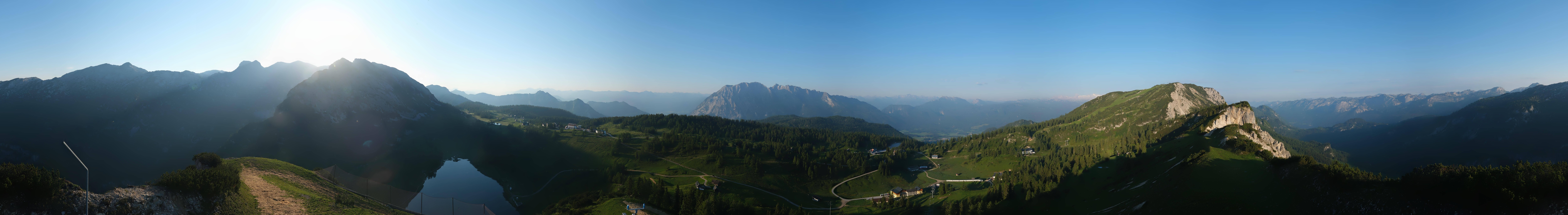 Archiv Foto Webcam Tauplitz: Panoramablick vom Schneiderkogel