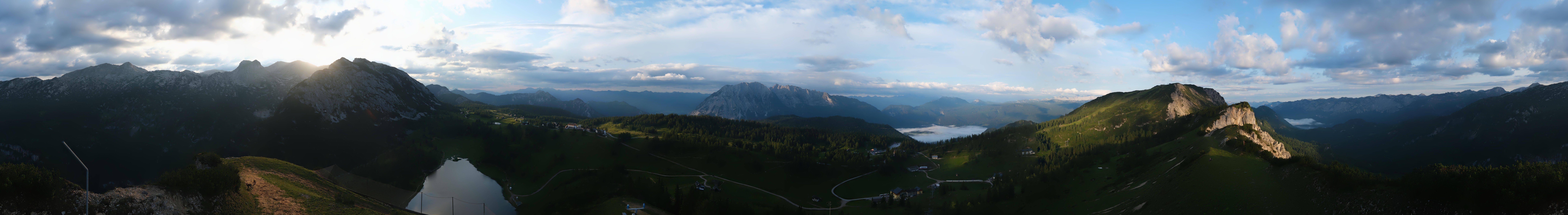 Archiv Foto Webcam Tauplitz: Panoramablick vom Schneiderkogel