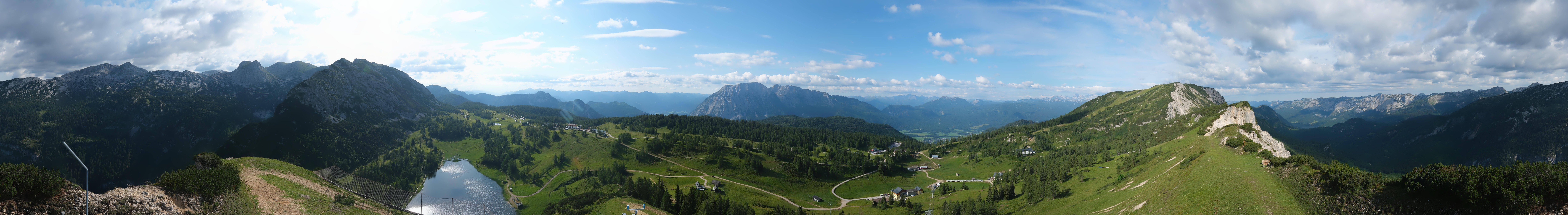 Archiv Foto Webcam Tauplitz: Panoramablick vom Schneiderkogel