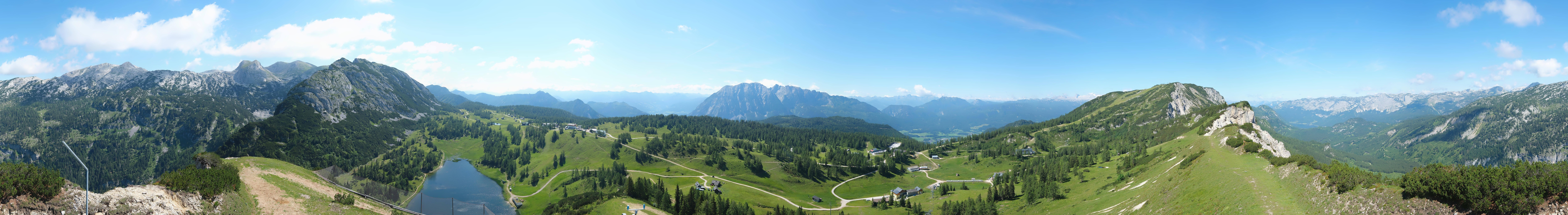 Archiv Foto Webcam Tauplitz: Panoramablick vom Schneiderkogel